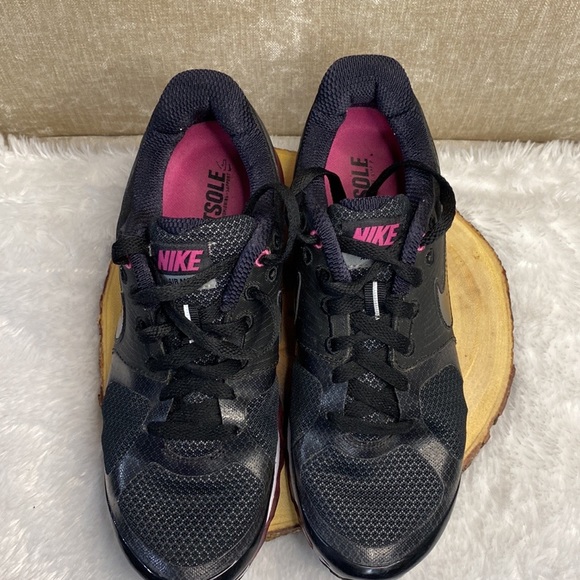 Nike Air Max 2010 Flywire Wineberry Black Running Shoes 386374-007 - Picture 5 of 9